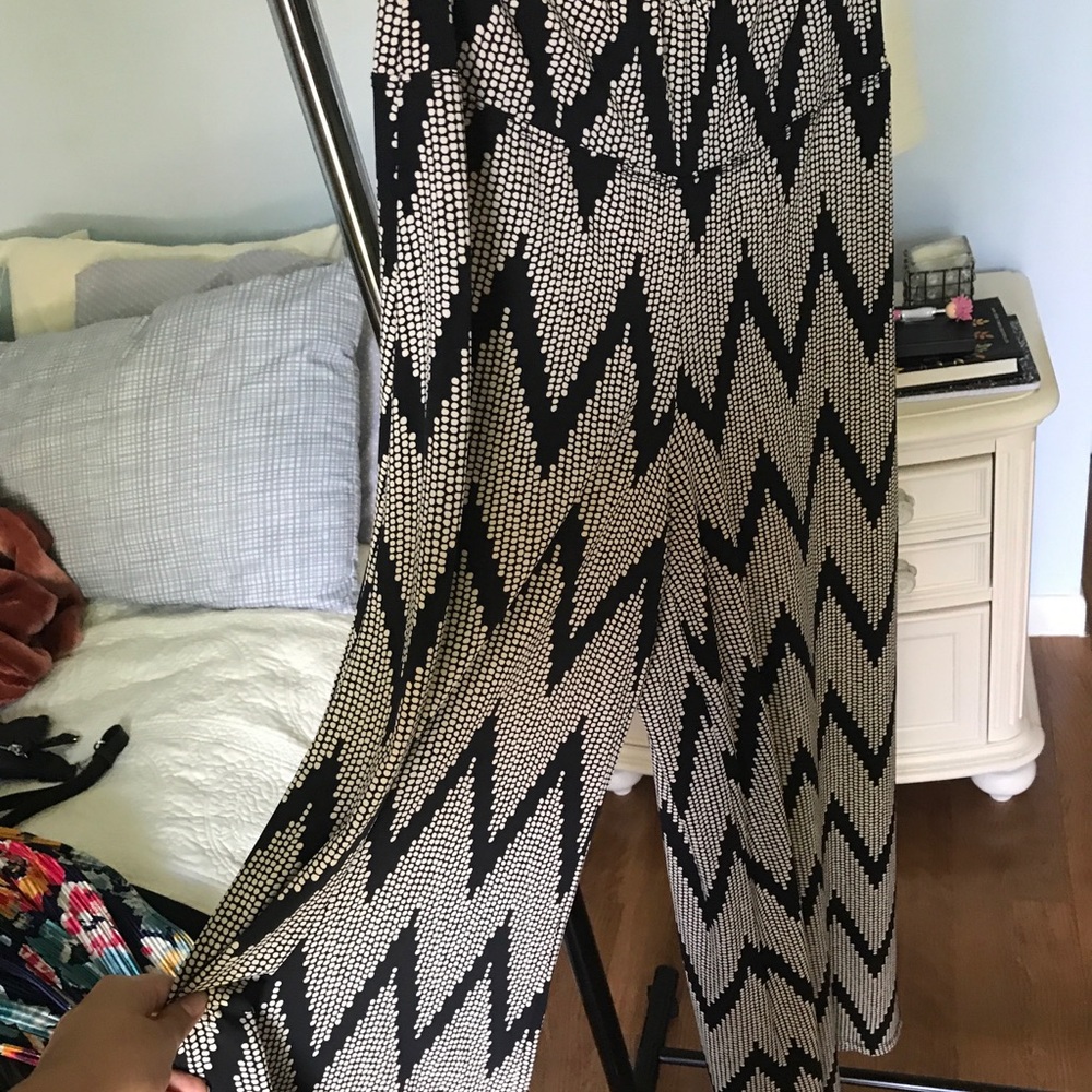 Cici Bianca palazzo print pants